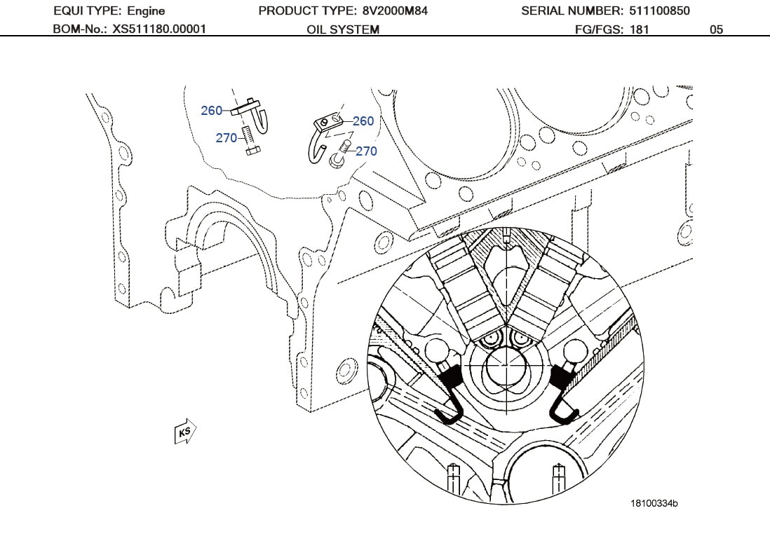 MTU 5321800143 Technical Engineering Exploded View