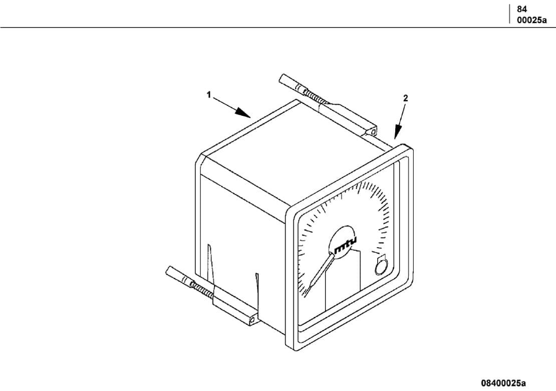 MTU 12V 183 TE93 Parts 0035364610 Technical Engineering Exploded View