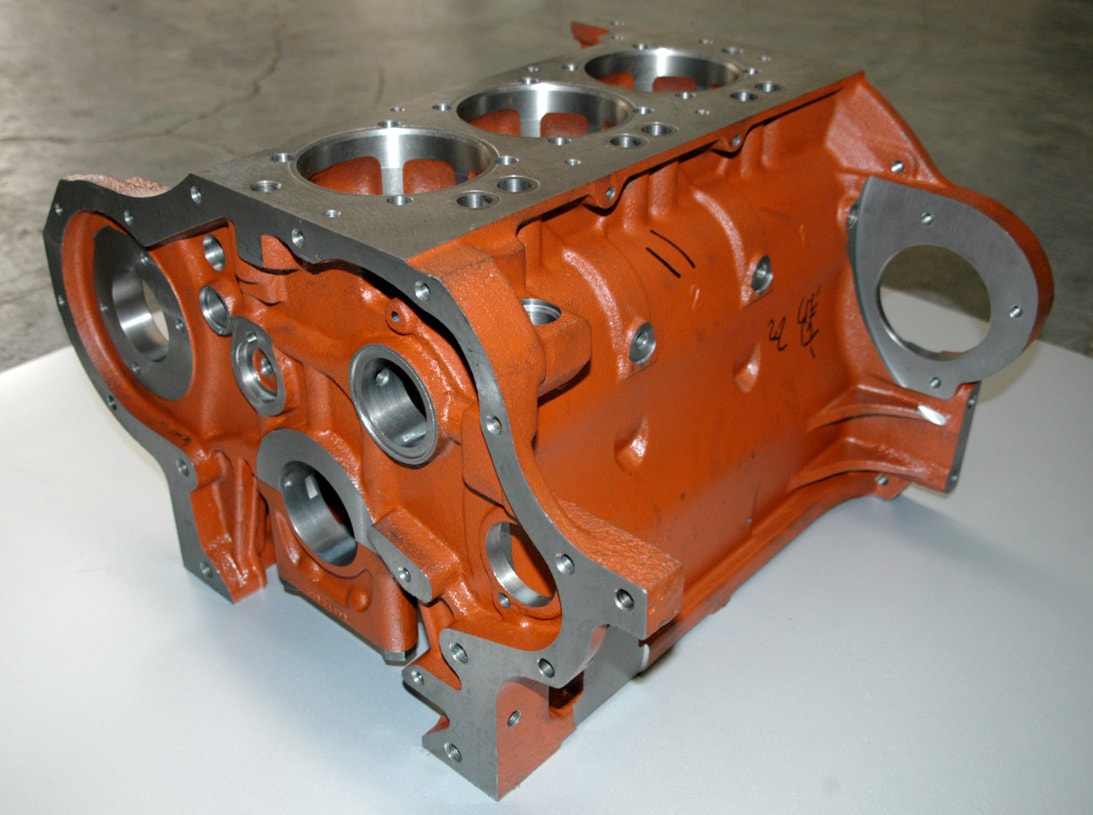 Deutz 3 cylinder crankcase