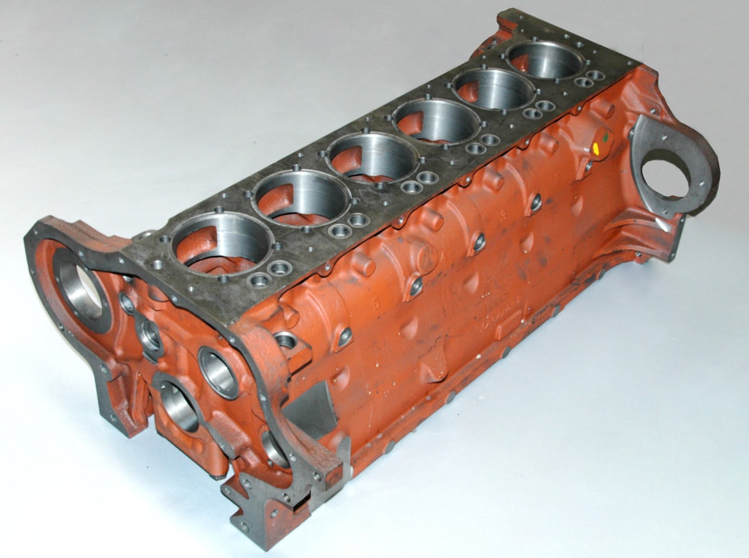 Deutz 6 cylinder crankcase
