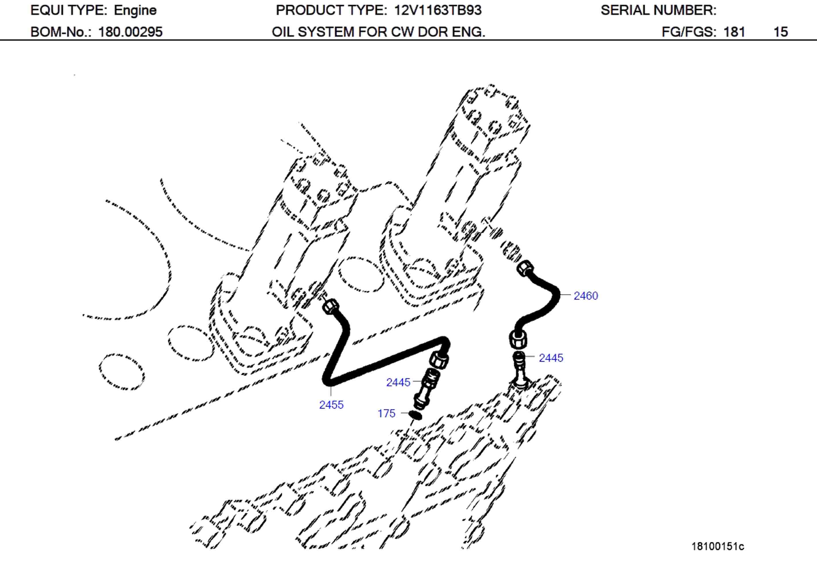 MTU 5841870026 Technical Engineering Exploded View