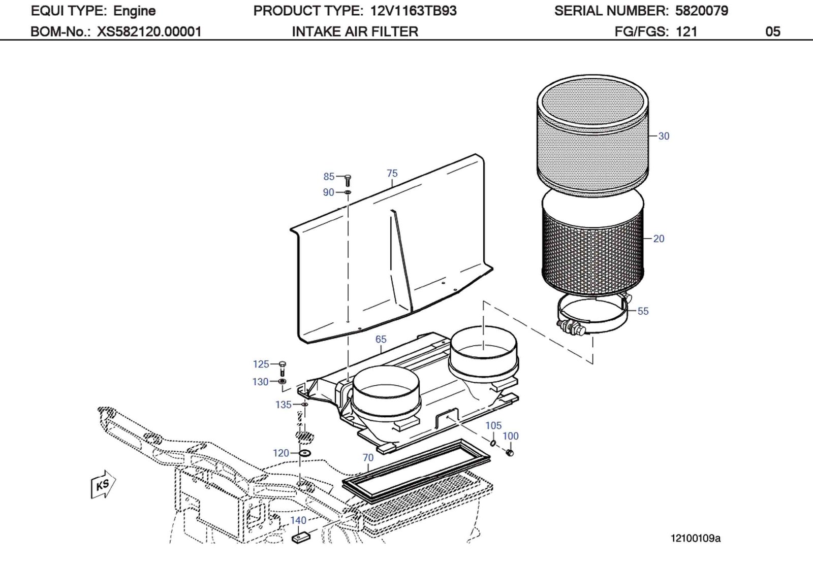 MTU 0180944502 Technical Engineering Exploded View