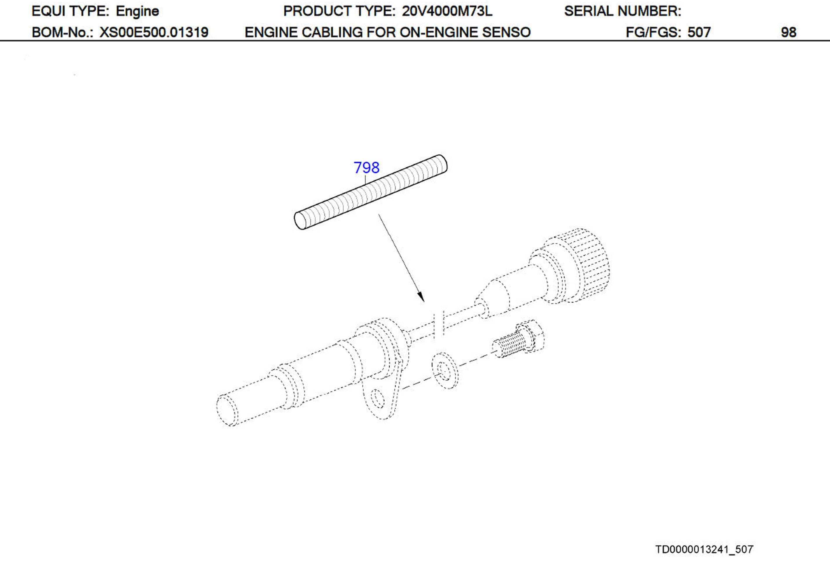 MTU 0005338443 Technical Engineering Exploded View