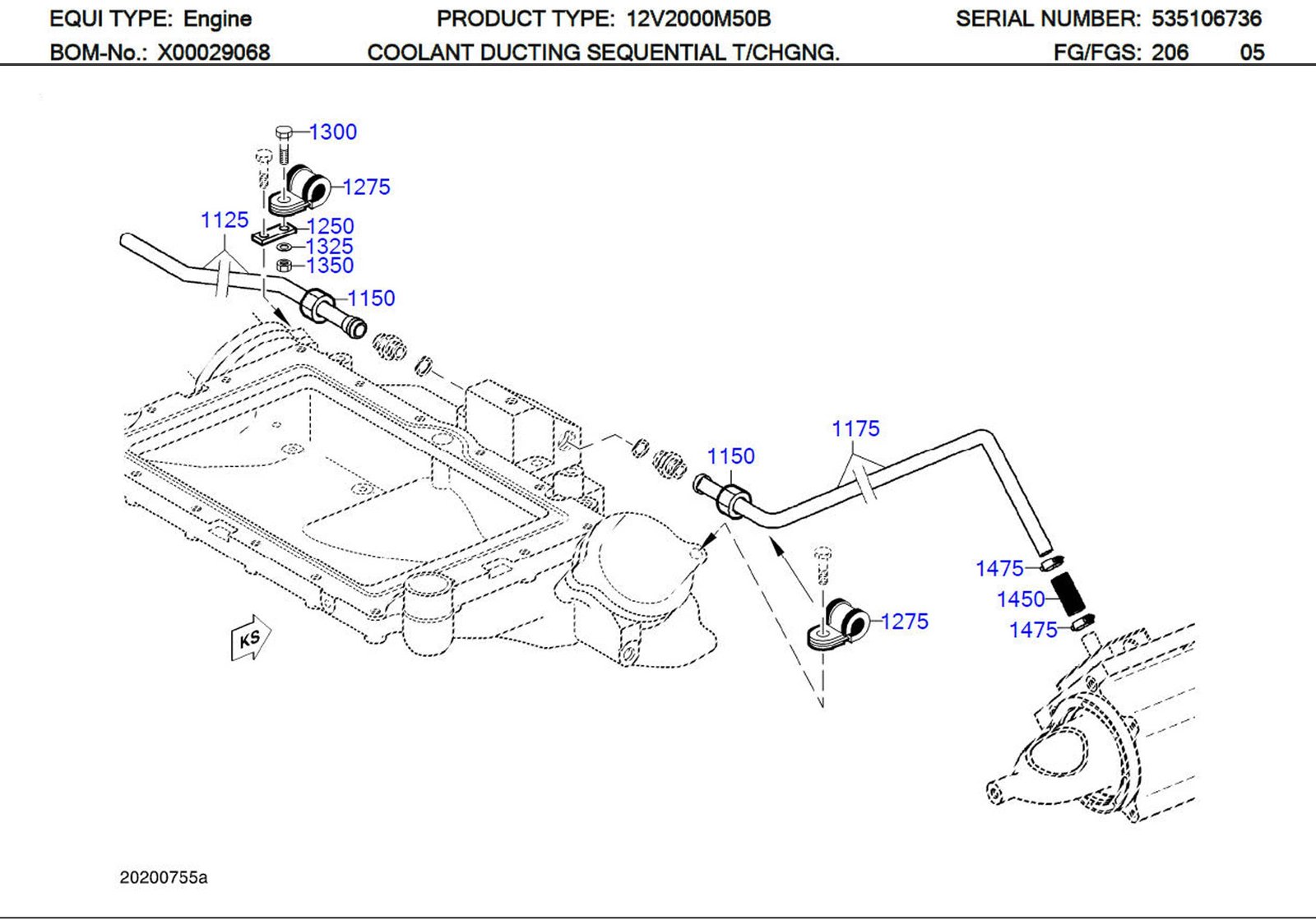 MTU 916016018202 Technical Engineering Exploded View