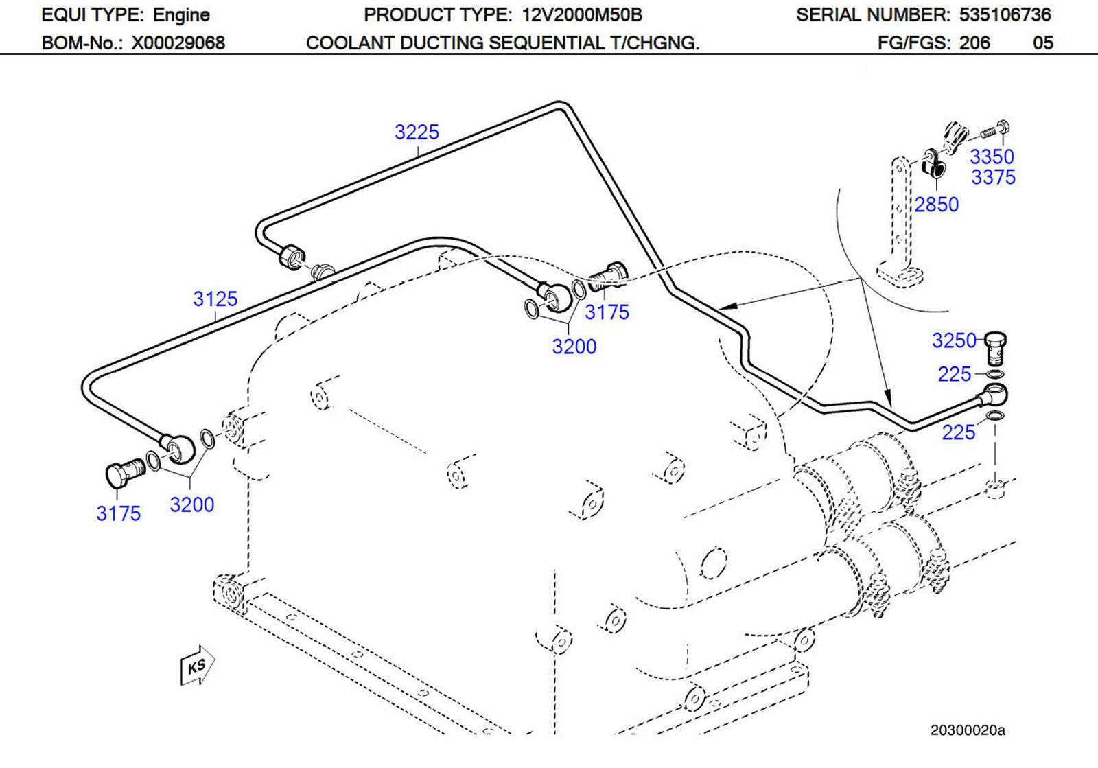MTU 915011008101 Technical Engineering Exploded View