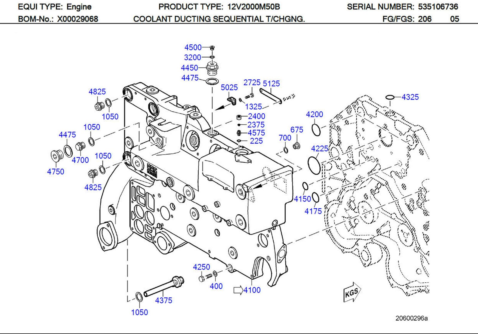 MTU 000931012137 Technical Engineering Exploded View