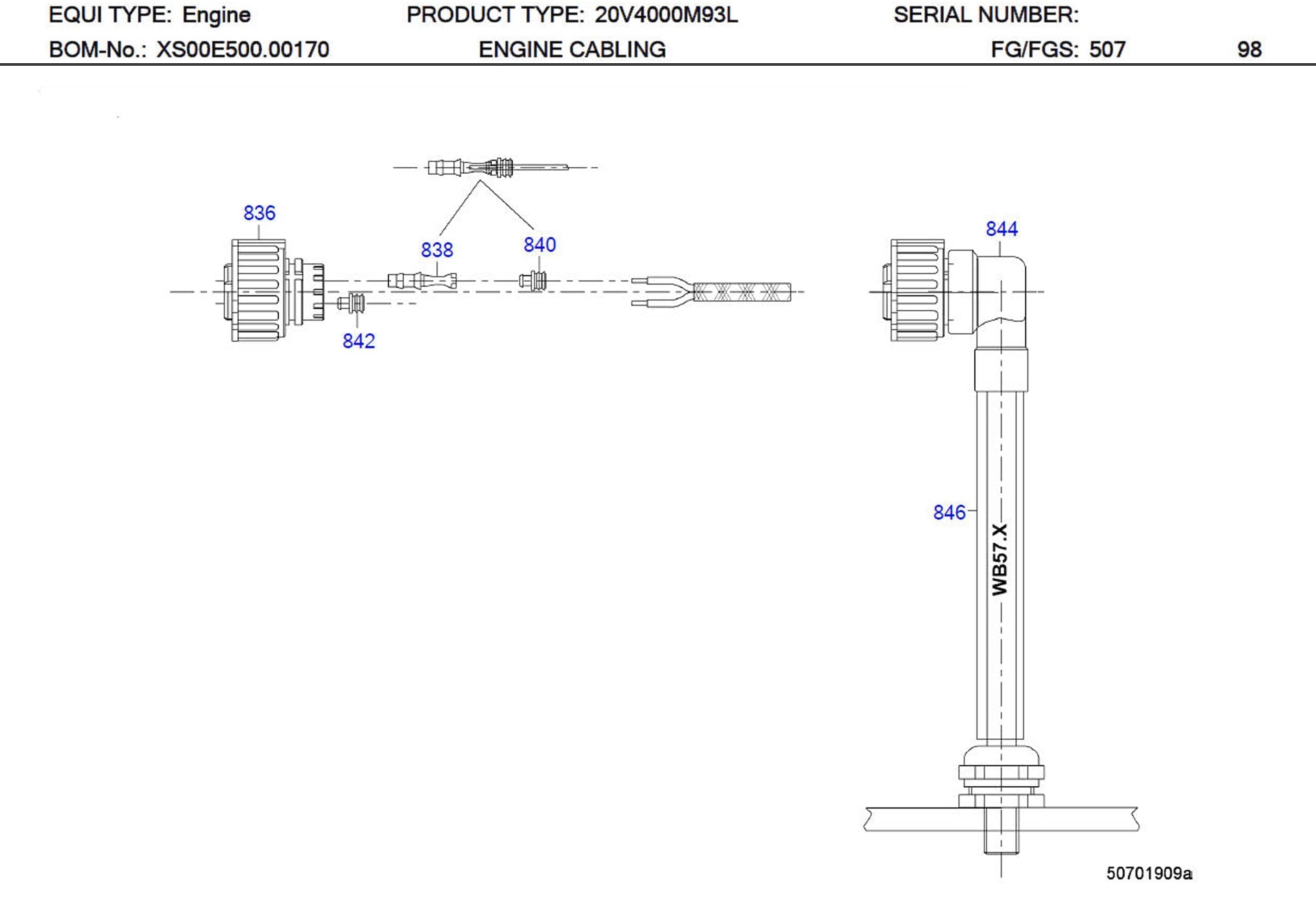 MTU 0165313283 Technical Engineering Exploded View