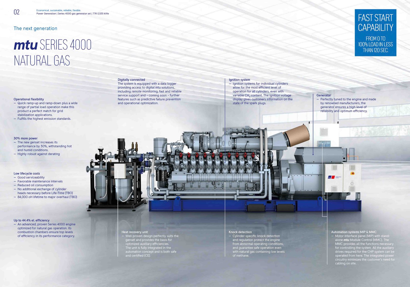 MTU 4000 GAS Family