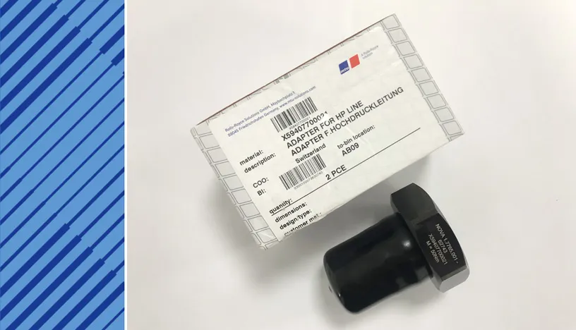 MTU 4000 ENGINE PARTS | X59407700021 | ADAPTATEUR           P. CONDUITE HP