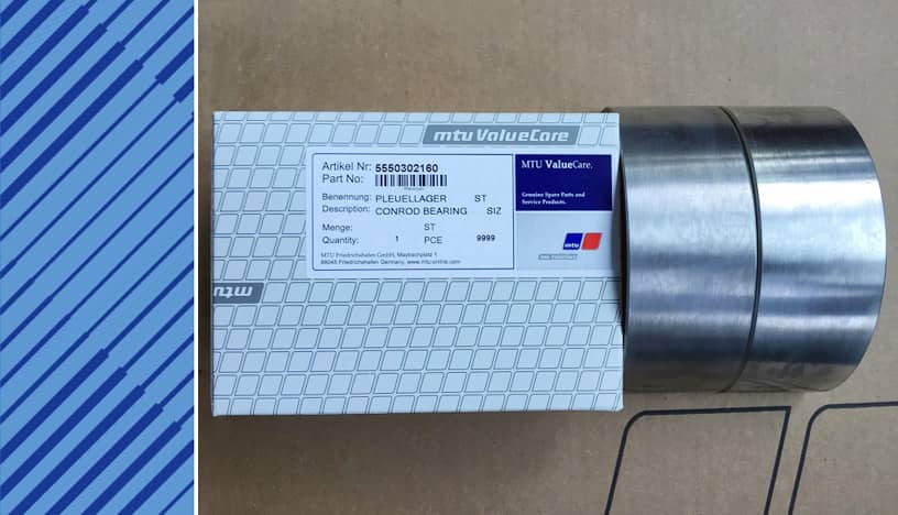 MTU 396 Parts | 5550302160 | CONROD BEARING       SIZE 0-0