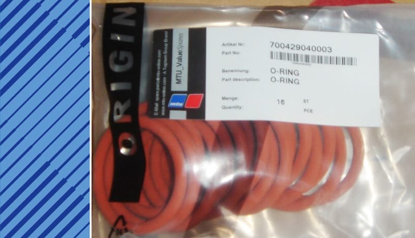MTU 396 Parts | 700429040003 | O-RING