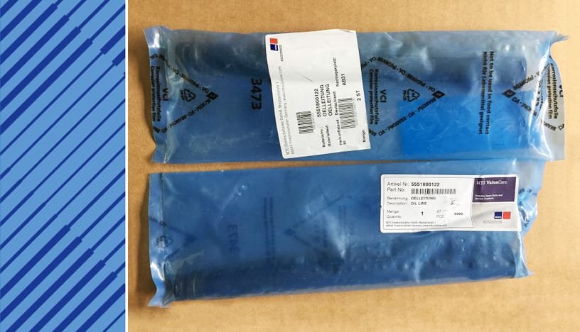 MTU 396 Parts | 5551800122 | OIL LINE