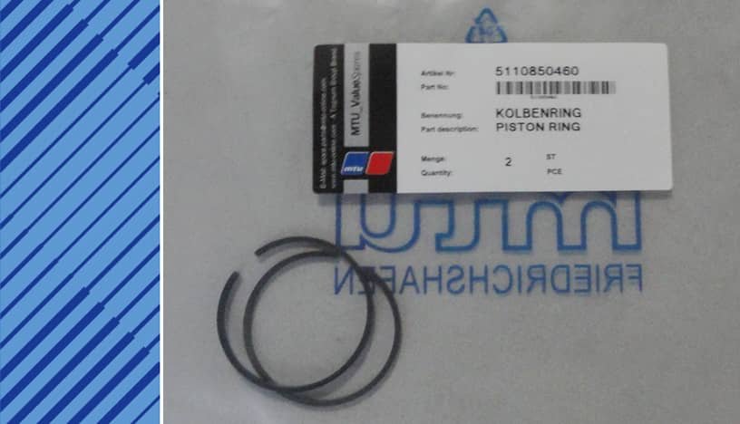 MTU 396 Parts | 5110850460 | PISTON RING