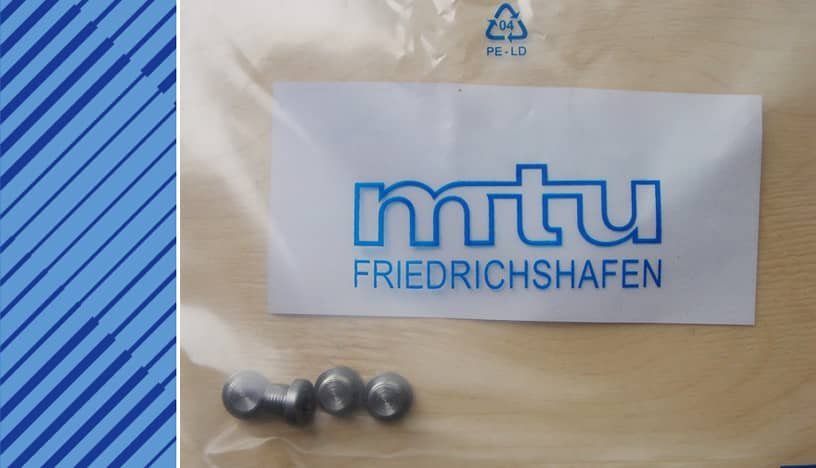 MTU 396 Parts | 000908010002 | SCREWED PLUG