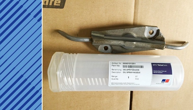 MTU 396 Parts | 5550101251 | OIL SPRAY NOZZLE