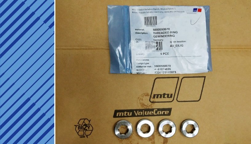 MTU 538 Parts | 5600550070 | THREADED RING