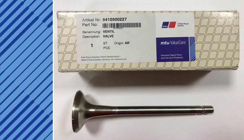 MTU 2000 Parts | 5410500227 | EXHAUST VALVE