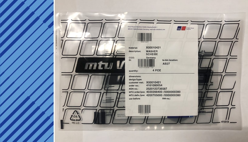 MTU 2000 Parts | X00010421 | WASHER