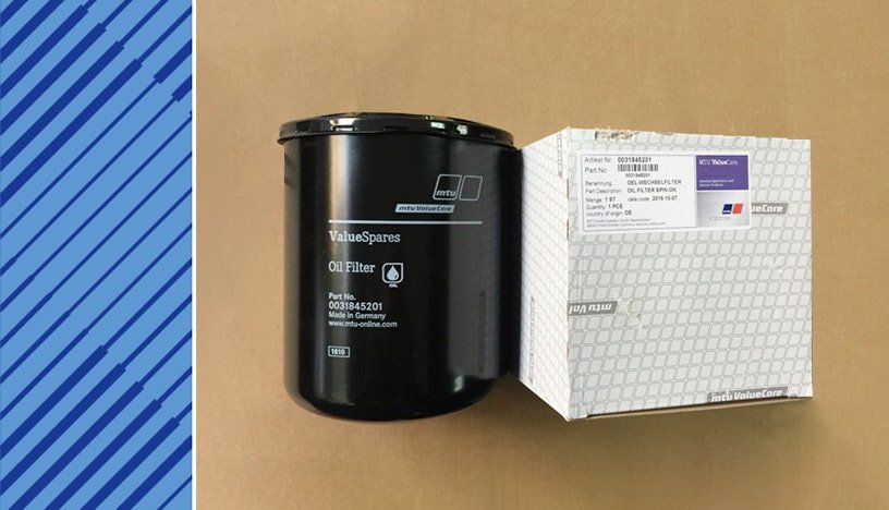 MTU 2000 Parts | 0031845201 | OIL FILTER SPIN-ON