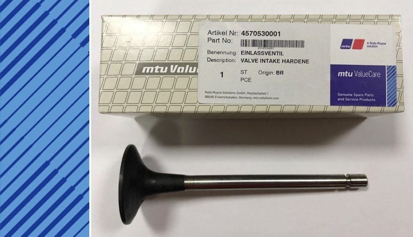 MTU 2000 Parts | 4570530001 | INLET VALVE