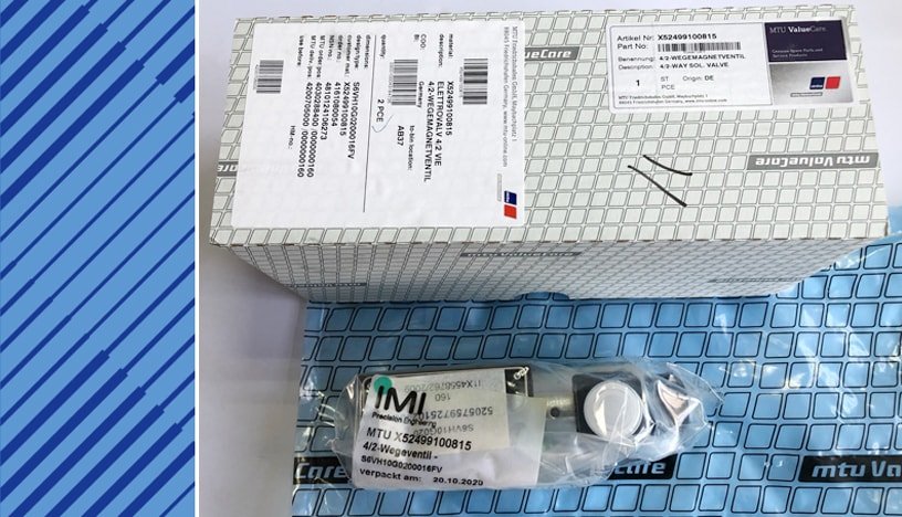 MTU 4000 Parts | X52421300004  | 4/2-WAY SOL. VALVE