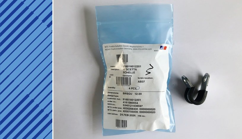 MTU 2000 Parts | 916016012201 | CLAMP
