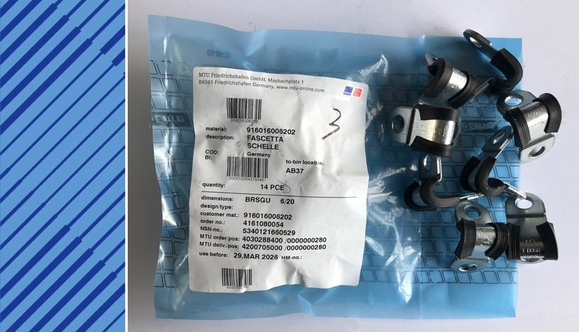 MTU 2000 Parts | 916016006202 | CLAMP