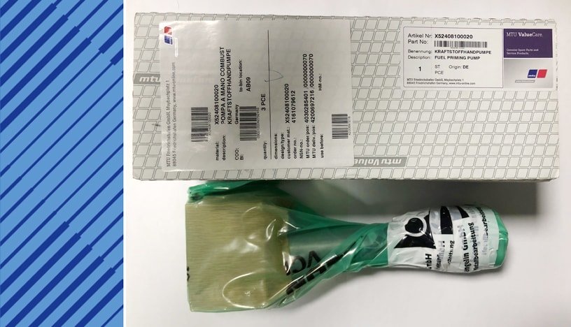 MTU 4000 Parts | X52408300025 | FUEL HAND PUMP