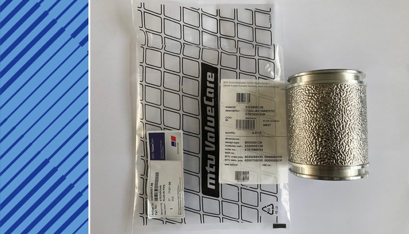 MTU 2000 Parts | 5320900136 | PLUG-IN PIPE