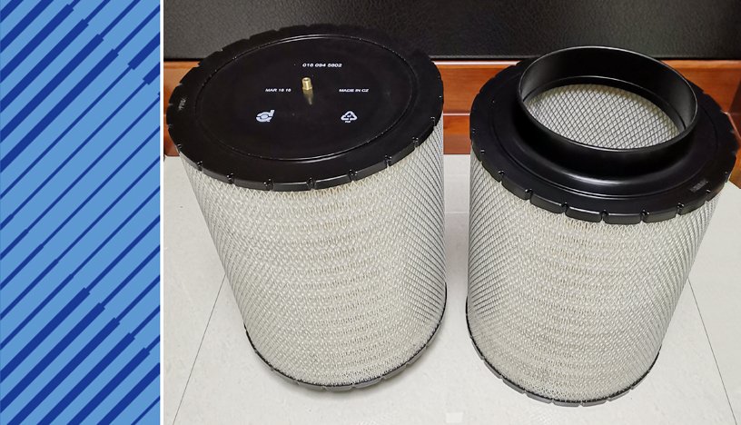 MTU 2000 Parts | 0180945802 | CLEANER AIR W/ADAP FTG