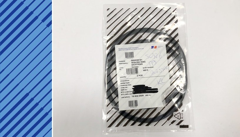 MTU 595 Parts | 0002030181  | SEALING RING