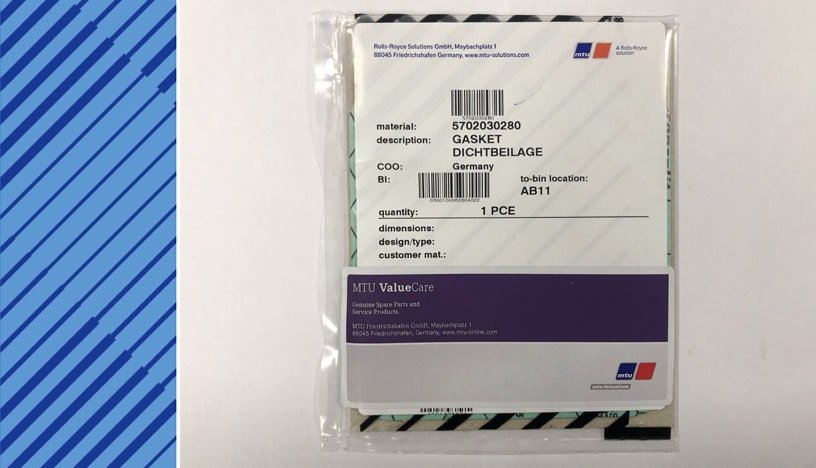 MTU 595 Parts | 5702030280  | GASKET