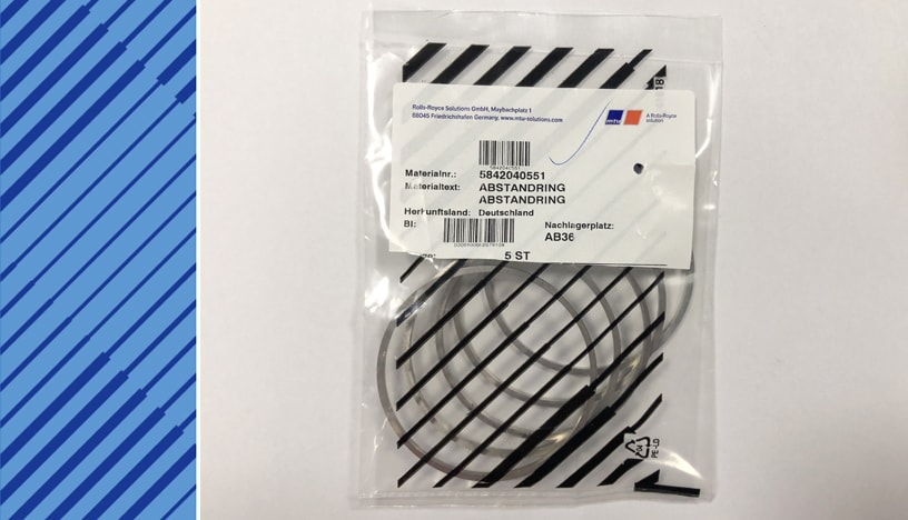 MTU 595 Parts | 5842040551  | SPACER RING