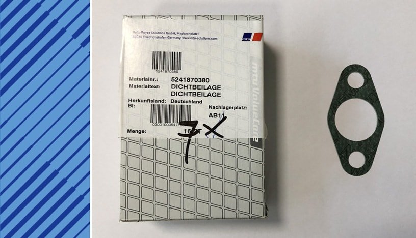 MTU 4000 Parts | 5241870380 | GASKET