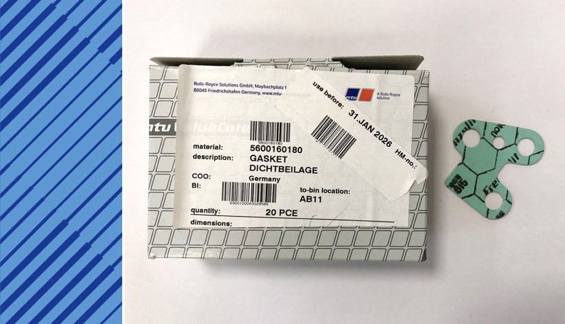 MTU 538 Parts |5600160180 | GASKET