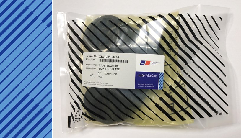 MTU 4000 ENGINE PARTS | X52499100774 | SUPPORT PLATE