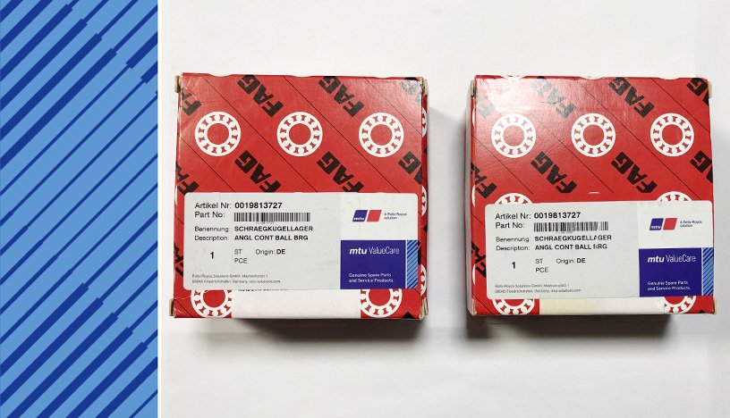 MTU 956/1163 Parts |  0019813727 | ANGL CONT BALL BRG