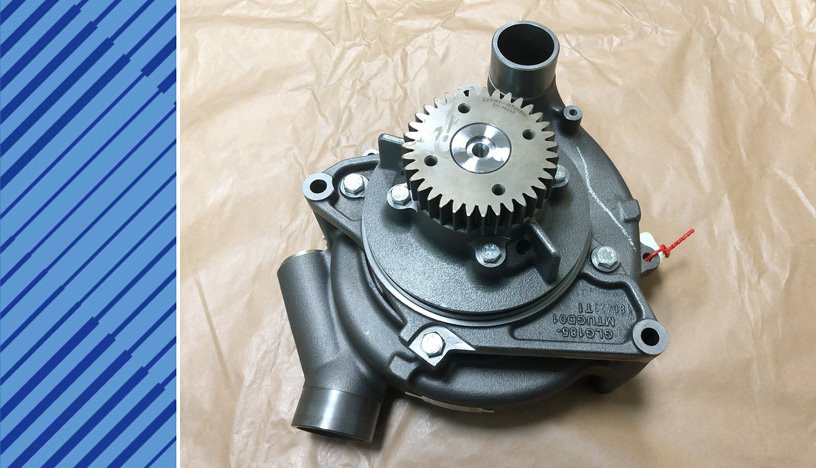 MTU 2000 Parts |  X53620200052/87 | COOLANT PUMP         WITH TEST CERT. 3.1