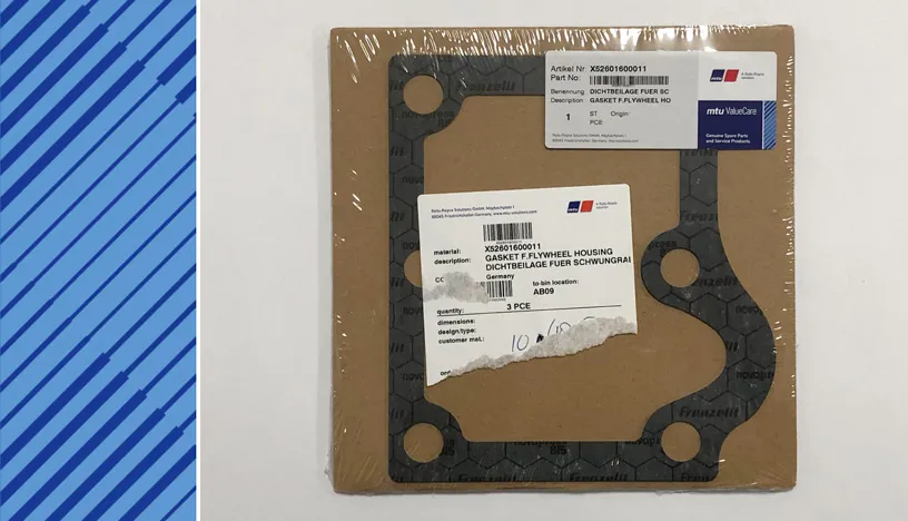 MTU 4000 ENGINE PARTS | X52601600011 | GASKET