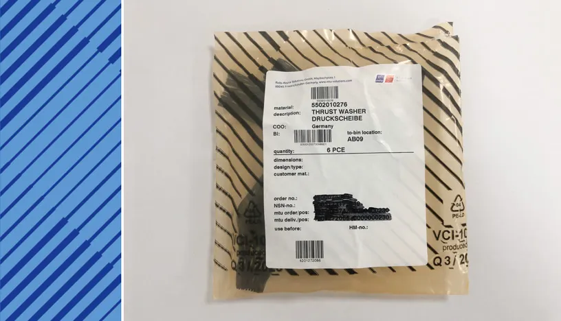 MTU 396 ENGINE PARTS | 5502010276 | THRUST WASHER