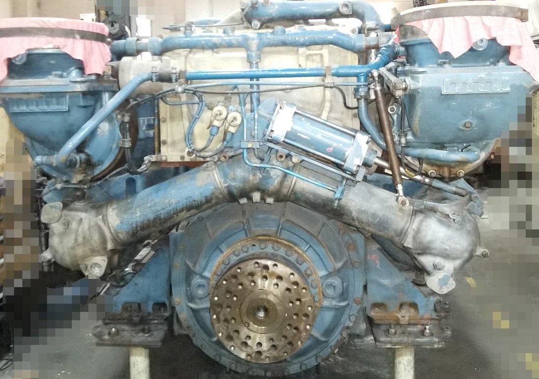 MTU 16V 396 TE74L Technical Engineering Exploded View